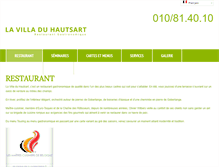 Tablet Screenshot of lavilladuhautsart.com